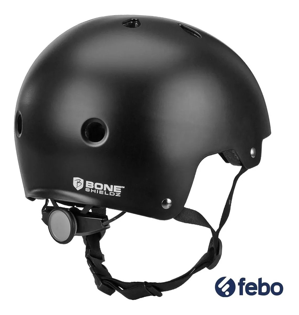 Casco L H31MBL Negro Mate Bone Shieldz