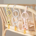 Loops Cloud/ Baby blue/ Petrol BIBS