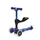 Monopatin 3 En 1 Deluxe LED MMD145 - Azul Micro