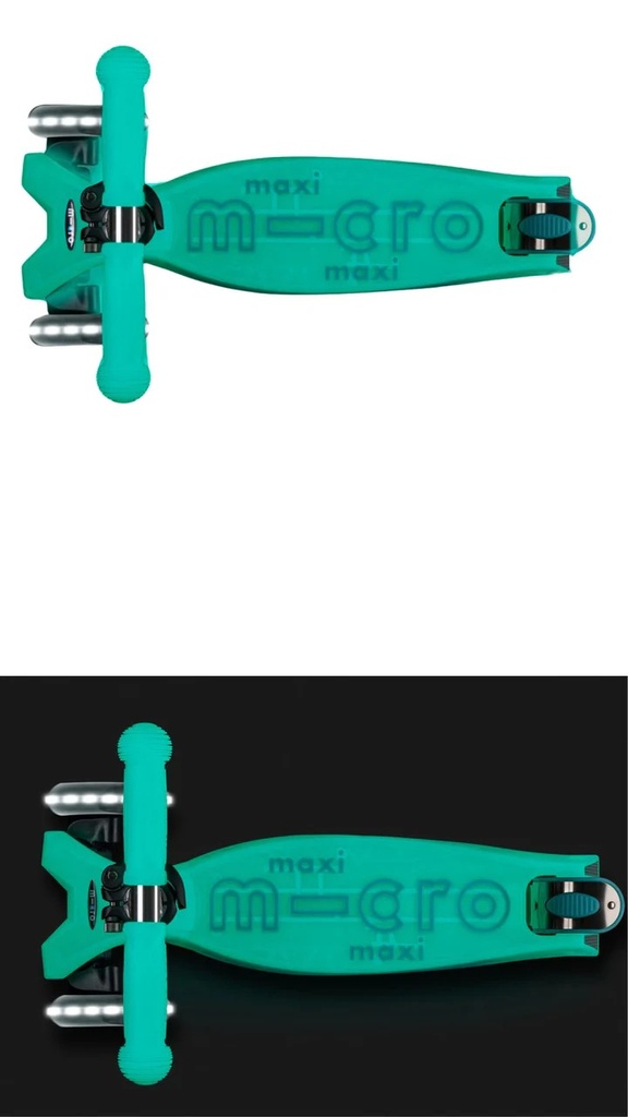 Monopatin Maxi Glow LED MMD365 - Verde Micro