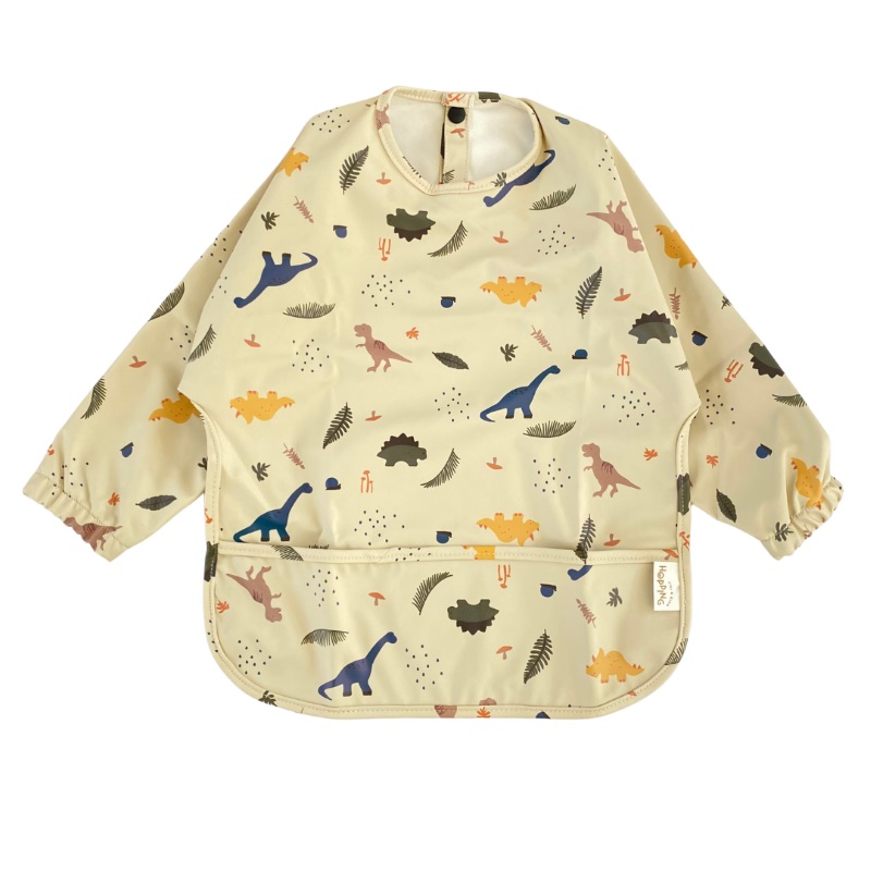 Babero con mangas Oslo Dino Hopping