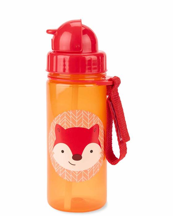 Zoo Straw Bottle PP 390 ml - Fox Skip Hop