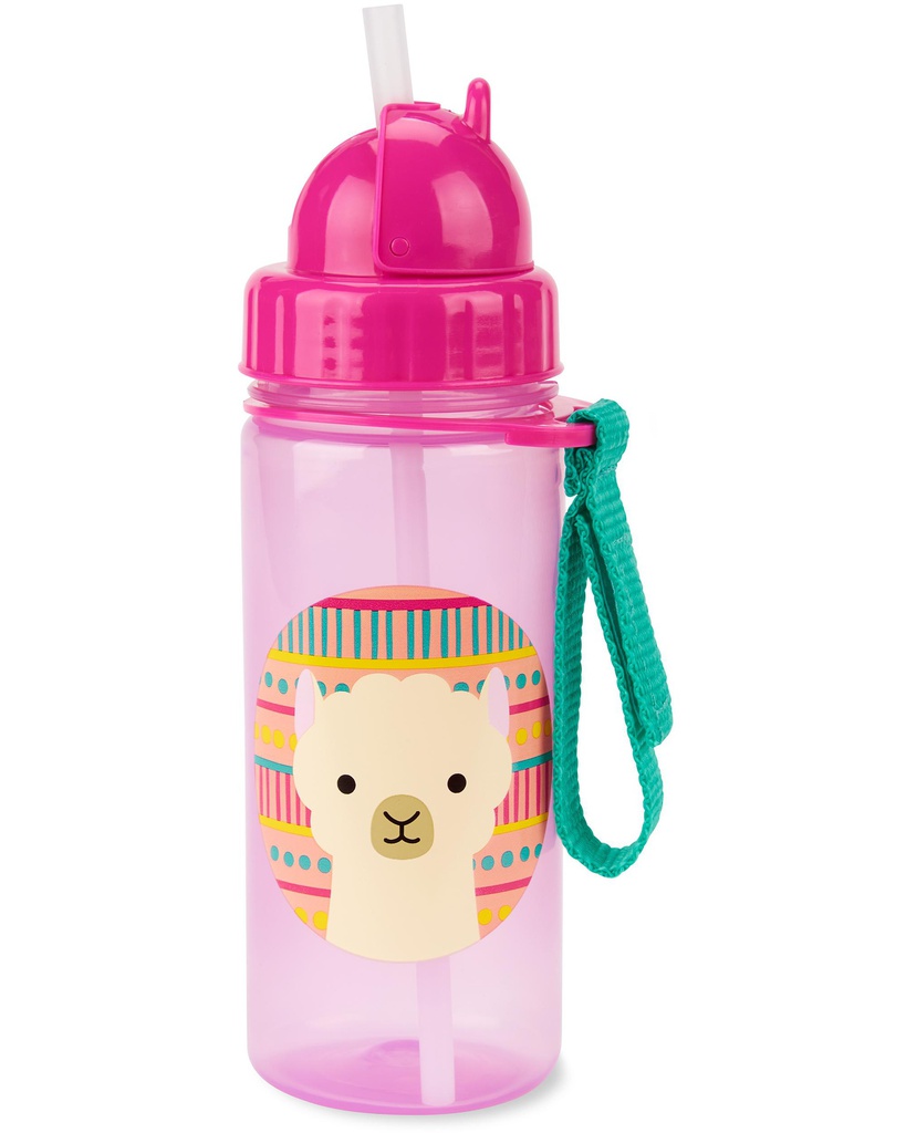 Zoo Straw Bottle PP 390 ml - Llama Skip Hop
