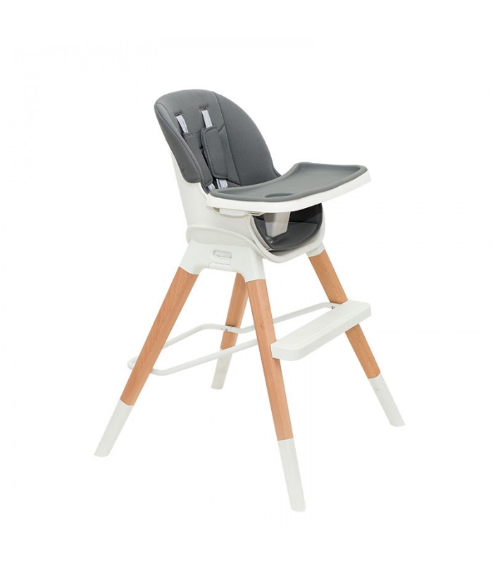 Trona madera multifuncional gris Olmitos