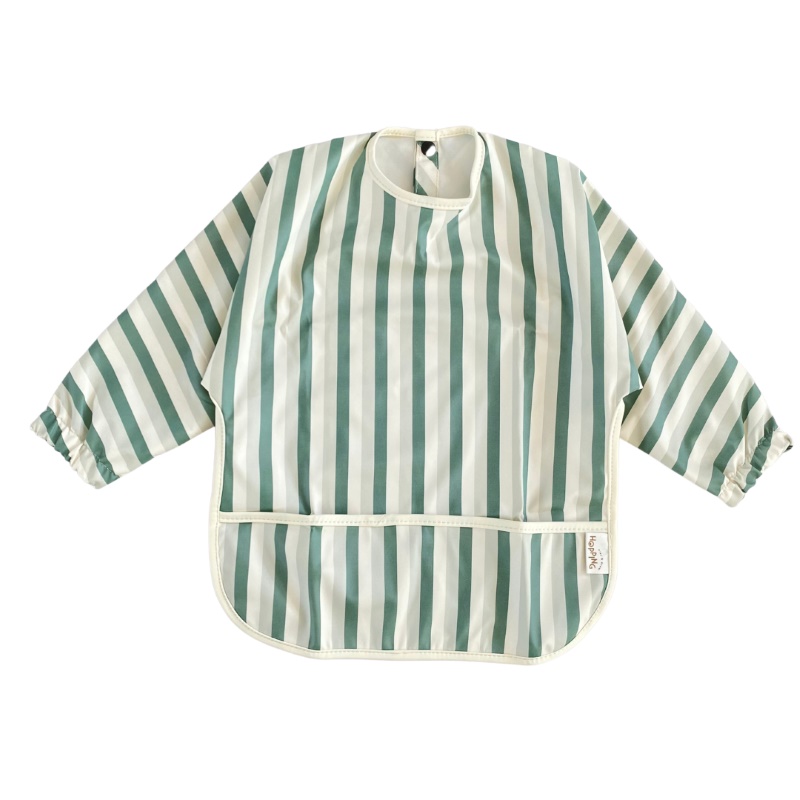 Babero con mangas Oslo Rayas Hopping