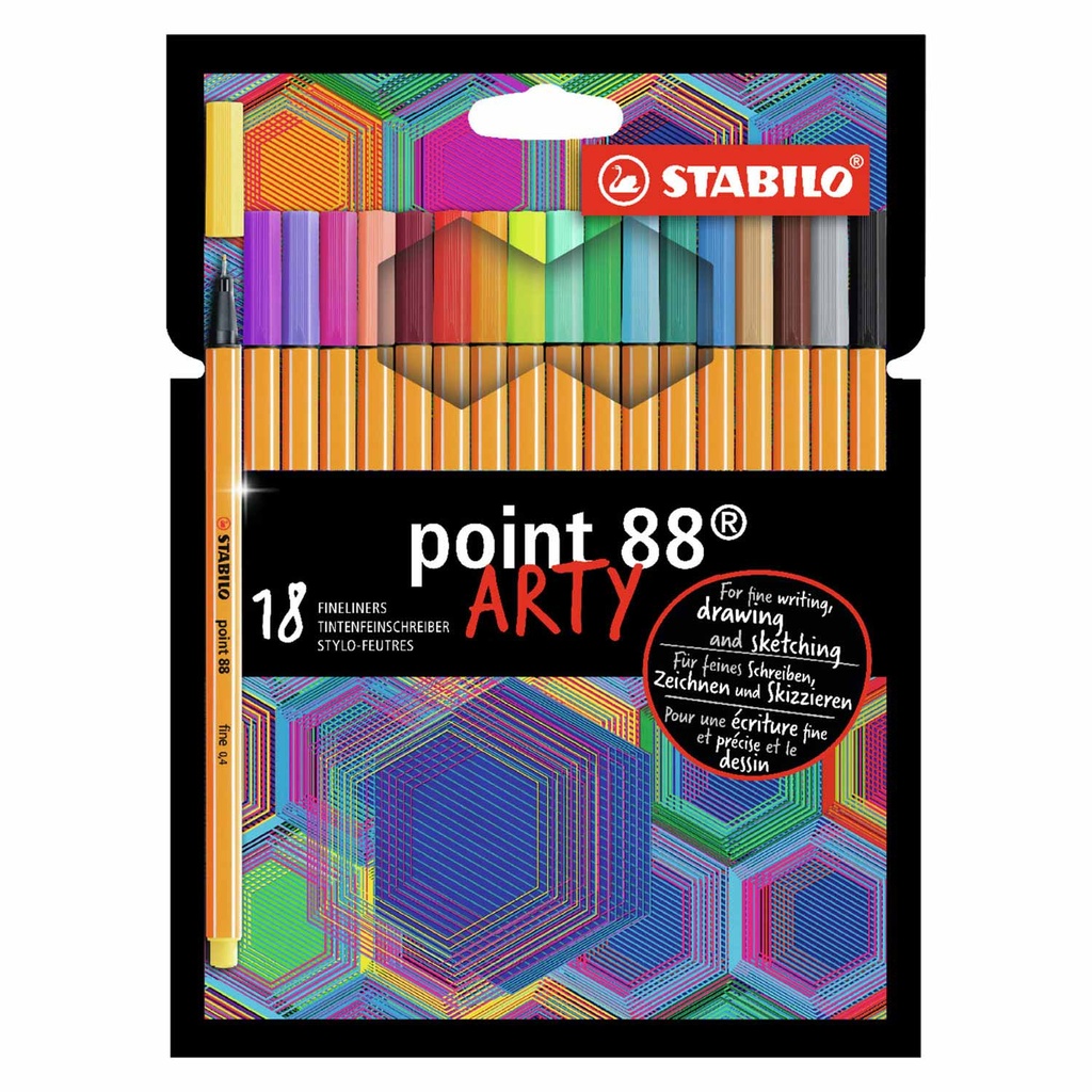 Marcadores Point 88 x 18 Arty STABILO