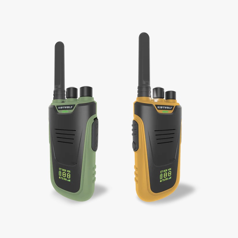 Kidytalk Walkie-talkie Verde &amp; Naranja Kidywolf