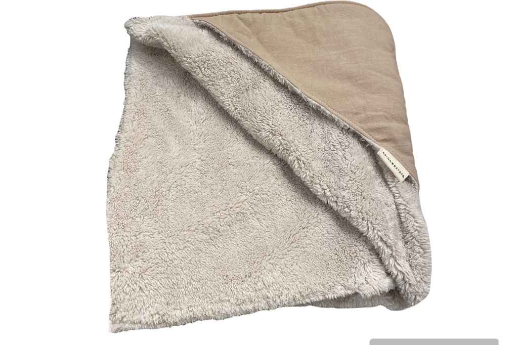 Manta Alfie beige Reina Batata