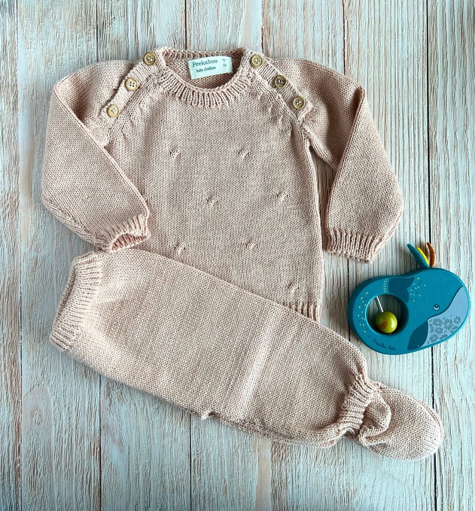 Set Nube tejido - rosa RN Peekaboo