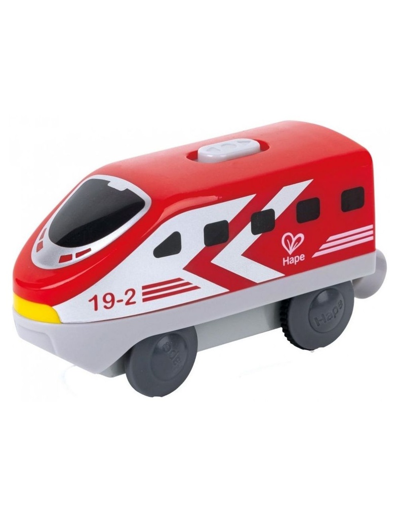 Locomotora interurbana a pila roja Hape