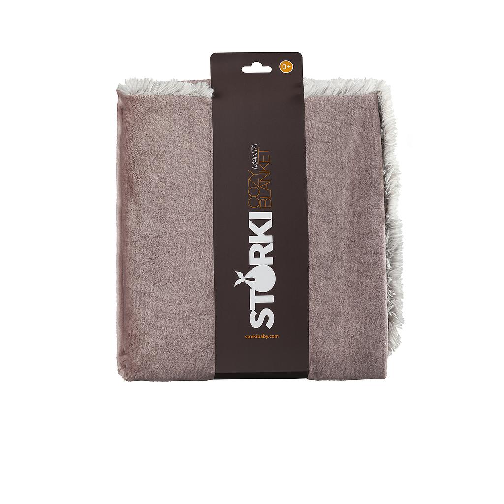 Manta uva y beige Storki