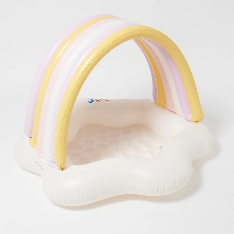 Piscina Inflable Con Techo Princess Swan Sunnylife