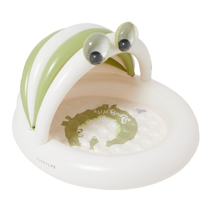Piscina para Bebés con Techo - Croc  Khaki Sunnylife