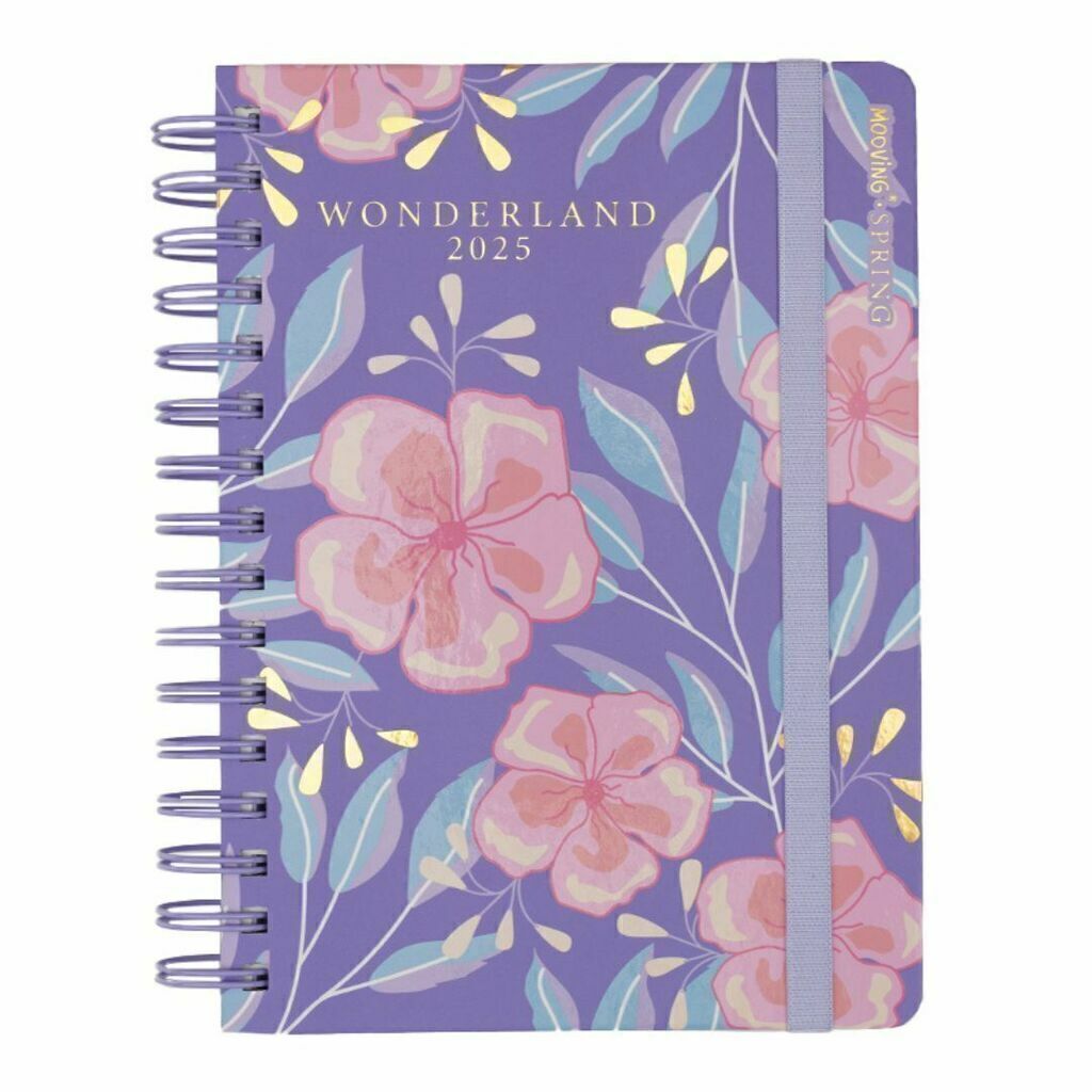 Agenda Spring Mooving dia por pag. Wonderland Mooving
