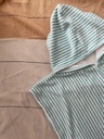 Poncho Green Stripes - S Martin Pescador