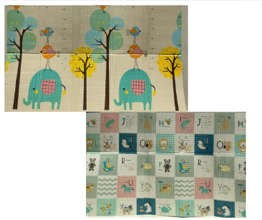 Alfombra goma eva plegable y reversible 1.5 x 2.0 Akas