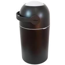 Contenedor para pañales Majestic negro Premium Baby