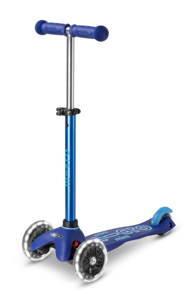 Monopatin Mini Deluxe LED MMD142 - Azul Micro
