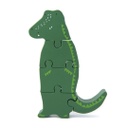 Wooden Body Puzzle - Mr. Crocodile Trixie