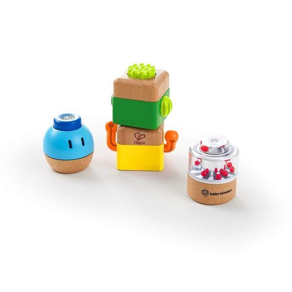 Set sensorial de madera 4pcs Baby Einstein Hape