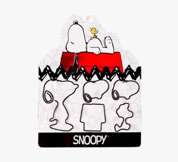 Clip Metalicos con formas Snoopy x5 Mooving