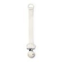 Pacifier Clip Wood Vanilla White Elodie