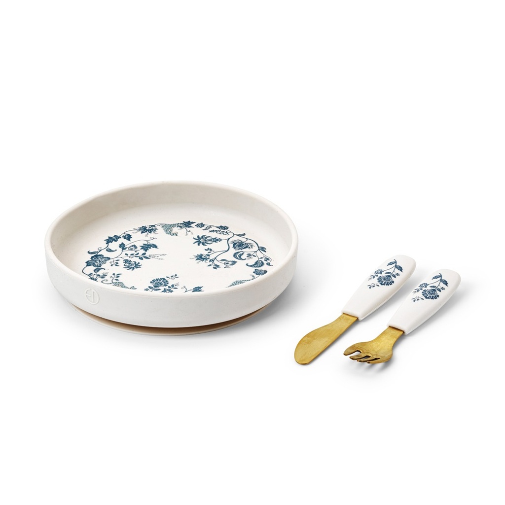 Silicone Plate Set Garden Leo Toile Elodie