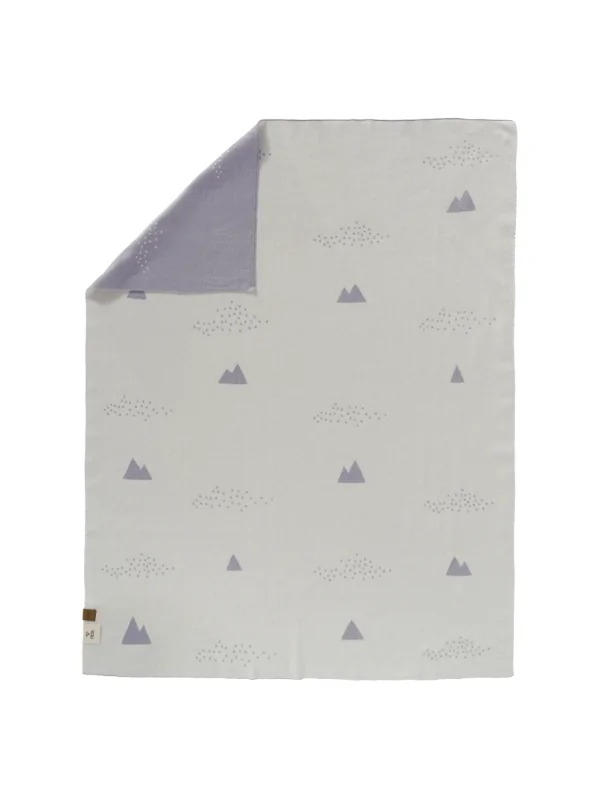 Fine Knitted Blanket 80 X 100 Cm Ice Mountain Fresk