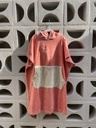 Poncho Beige/Rosa 2-4Y Peekaboo