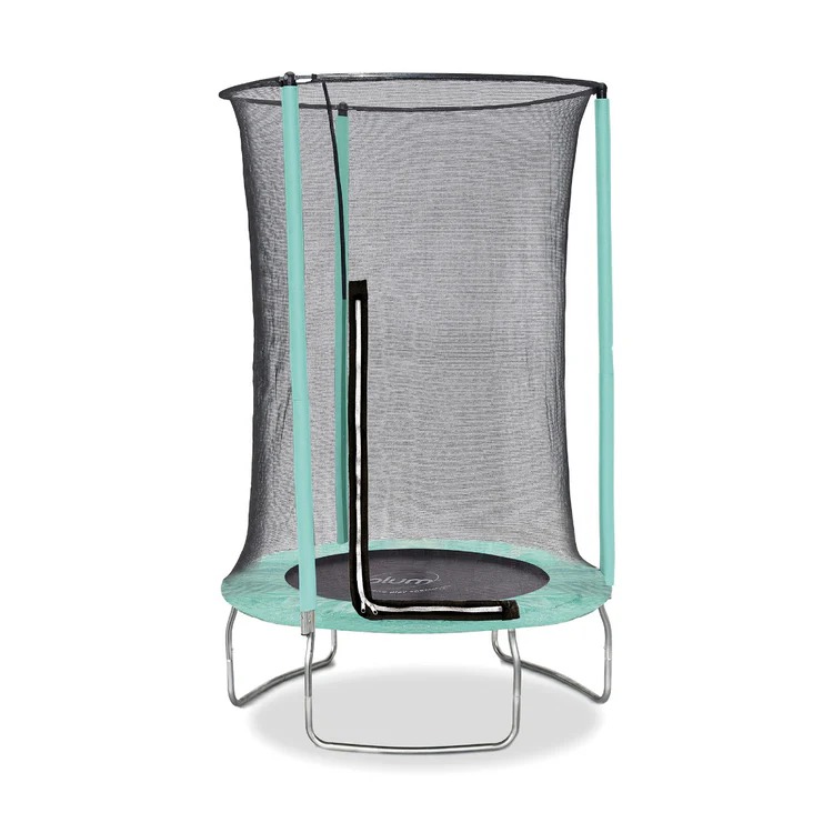 Junior Springsafe® Trampoline &amp; Enclosure - Mint Plum