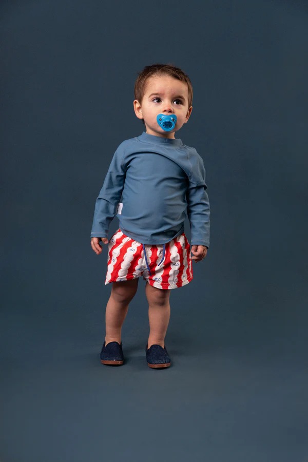 Bali Rushguard Azul Marino 2Y - Remera Uv Mamma Duck