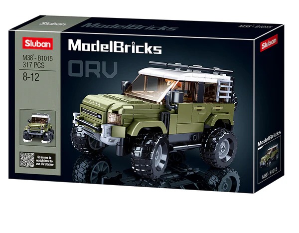 Model Bricks Jeep 317 pcs Sluban