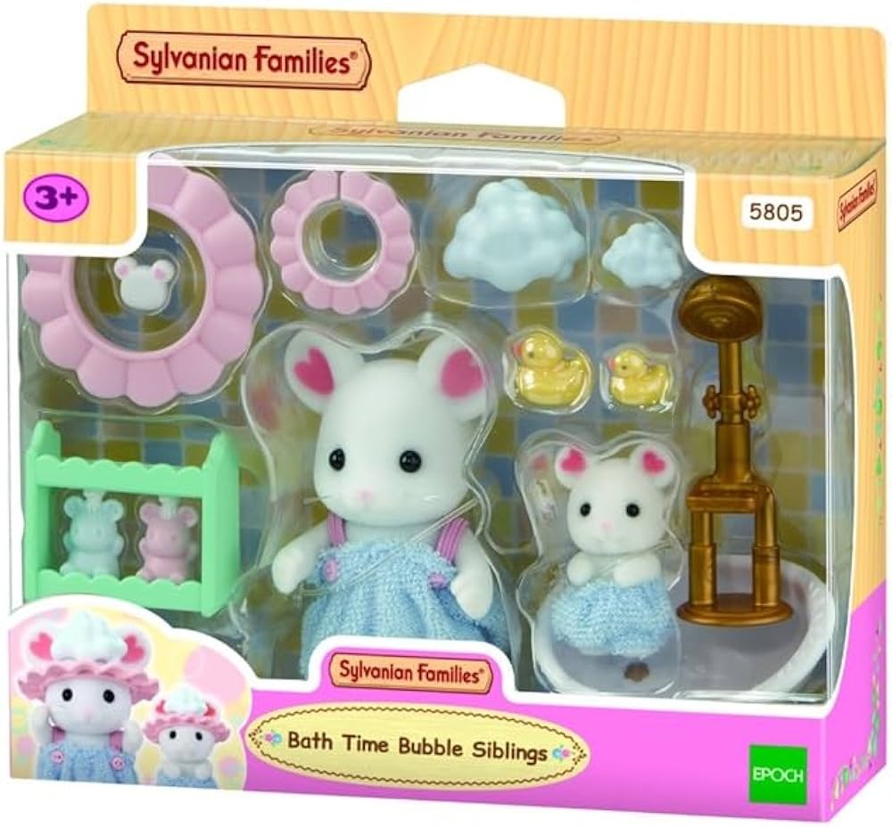 Bath Time Bubble Siblings Sylvanian Families
