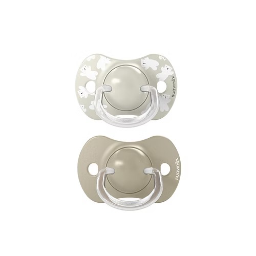 Chupete Fisio. 6-18M Sx Pro - Bears Beige Suavinex