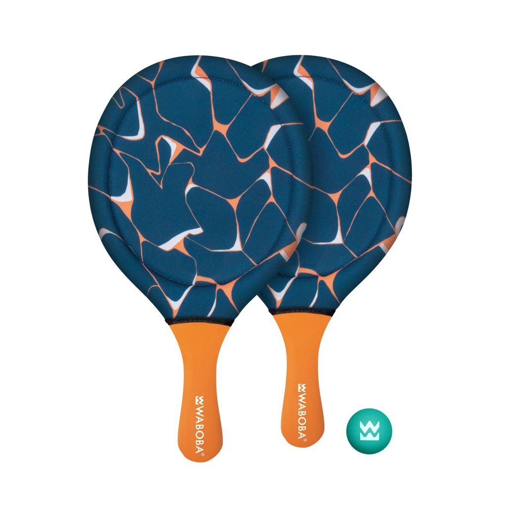 Beach Paddle Set - Naranja/Azul Waboba