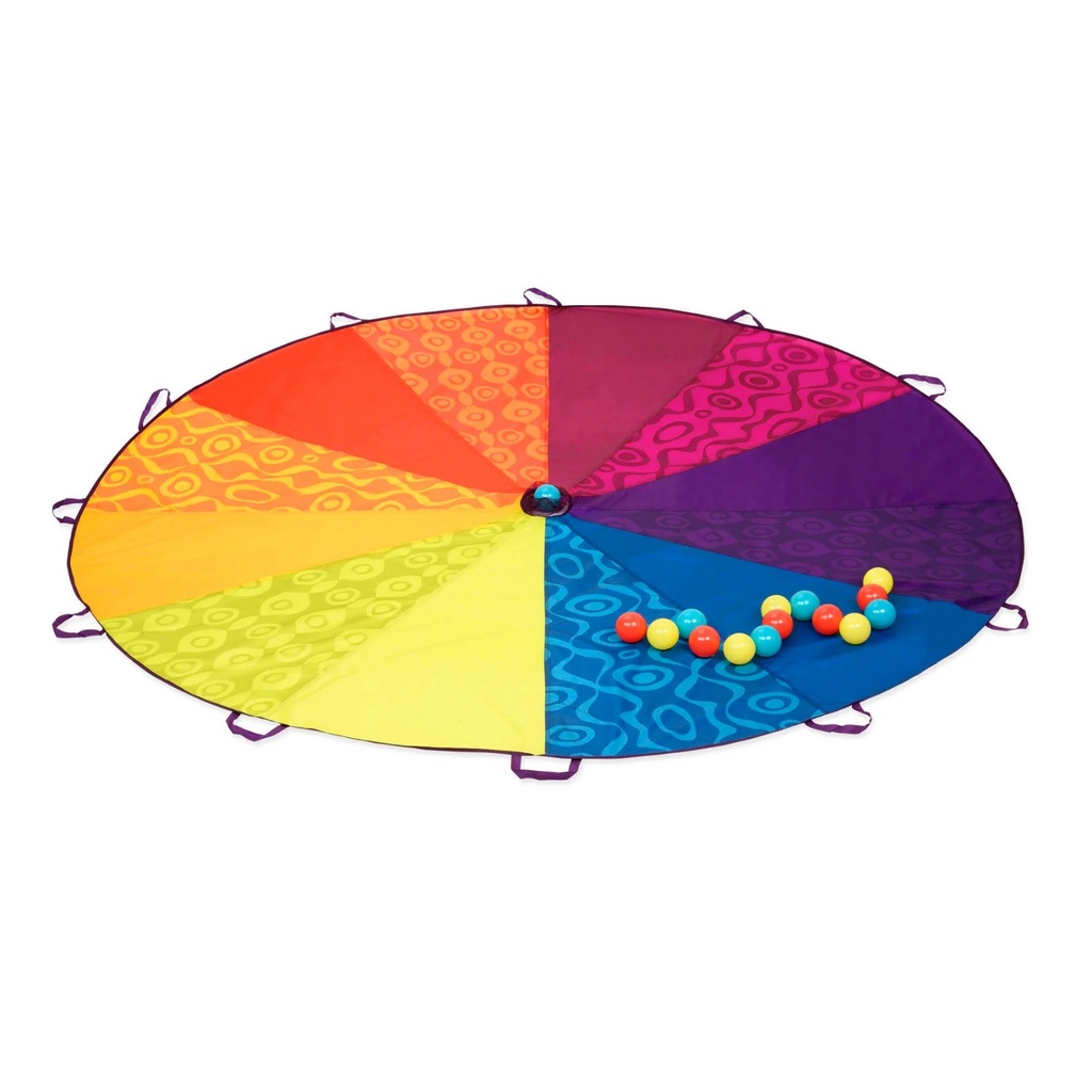 Paracaidas Con Pelotas (2,5 M De Diametro) B.Toys