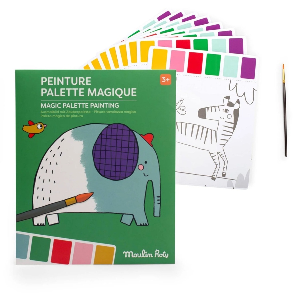 Paleta Magica De Pintura Toupitis Moulin Roty