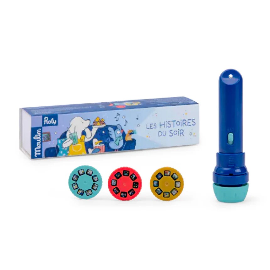 Linterna Proyector De Historias Puce &amp; Pilou Moulin Roty