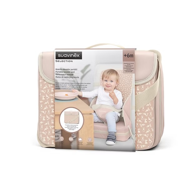 Alzador Portatil - Wonder Rosa Conejos Suavinex