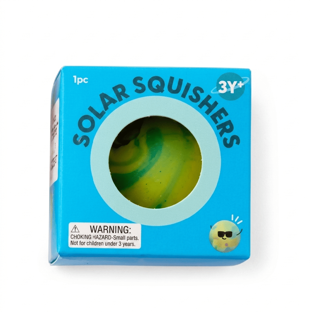 Pelota Squishy Solar 6Cm - Celeste J'Adore
