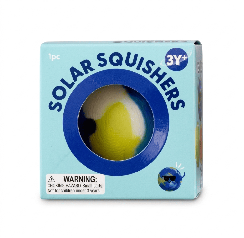 Pelota Squishy Solar 6Cm - Azul J'Adore