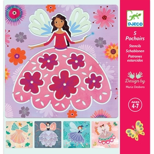 Stencil Fairies Design By By Djeco