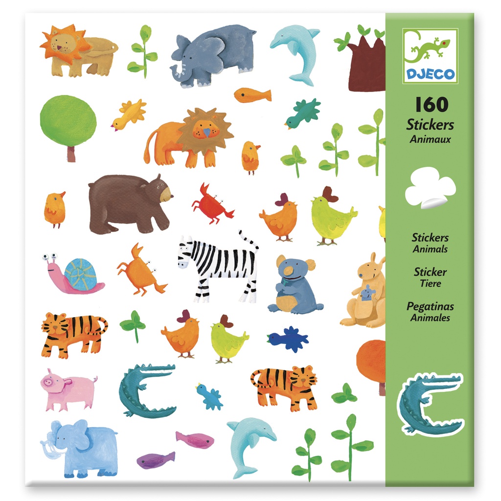 Stickers Animals Design By By Djeco