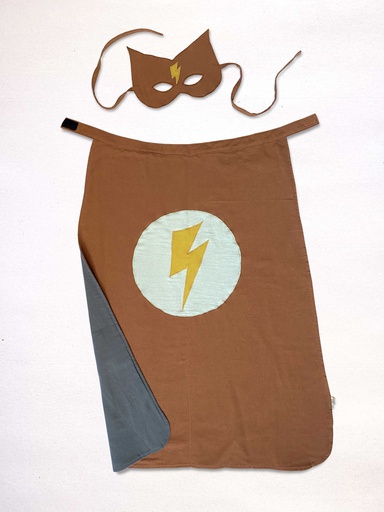 [OJO11] Disfraz Capa y antifaz Super Camel Rayo OJOS GRANDES