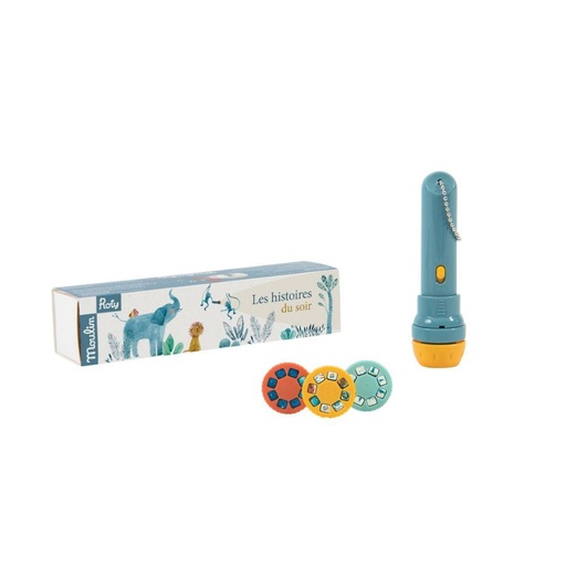 [669360] Linterna- Proyector de Historia Sous mon baobab Moulin Roty