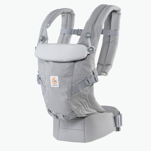 [845197061386] Porta bebe 361 Adapt Pearl Grey (gris) liso Ergobaby