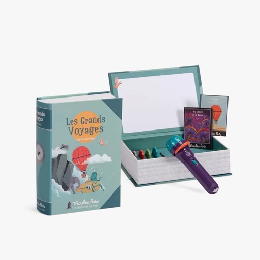 [711177] Storybook Torch Set Travels Moulin Roty