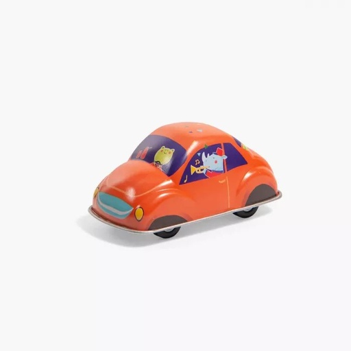 [720398] Orange Friction Car Les Jouets Métal Moulin Roty