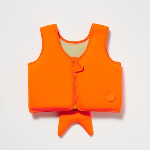 [9339296061718] Chaleco Creature Neon Orange 3-6 años  Sunnylife