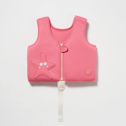 [9339296061626] Chaleco Flotador 2-3Y Ocean - Treasure Rose  Sunnylife
